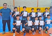 کسب مقام قهرمانی مسابقات فوتسال دبستان های ناحیه2